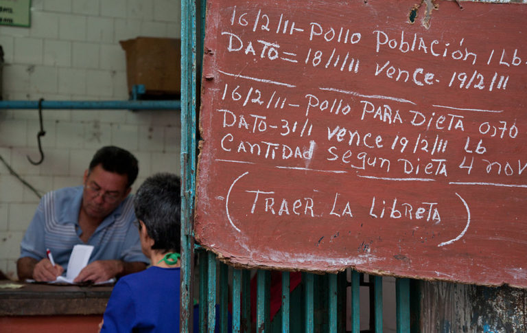 Cuba’s ration booklet does not guarantee the right to food