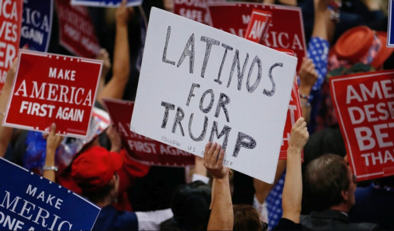Os latinos se inclinam para Trump