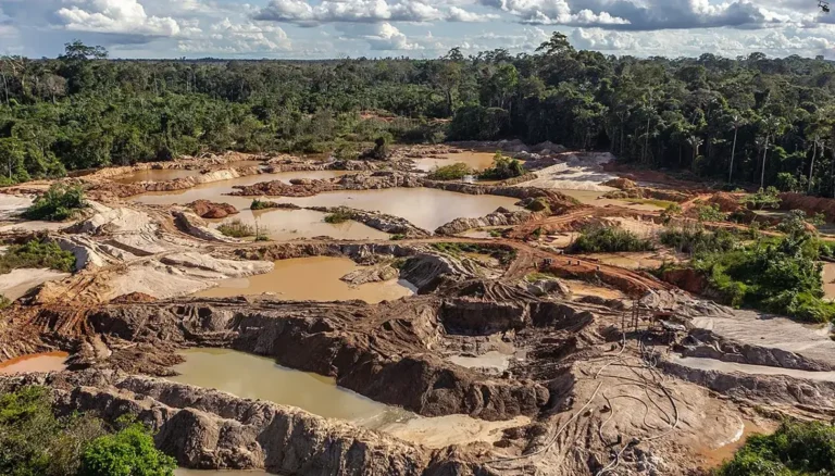 A mineração está convertendo a Amazônia em um deserto